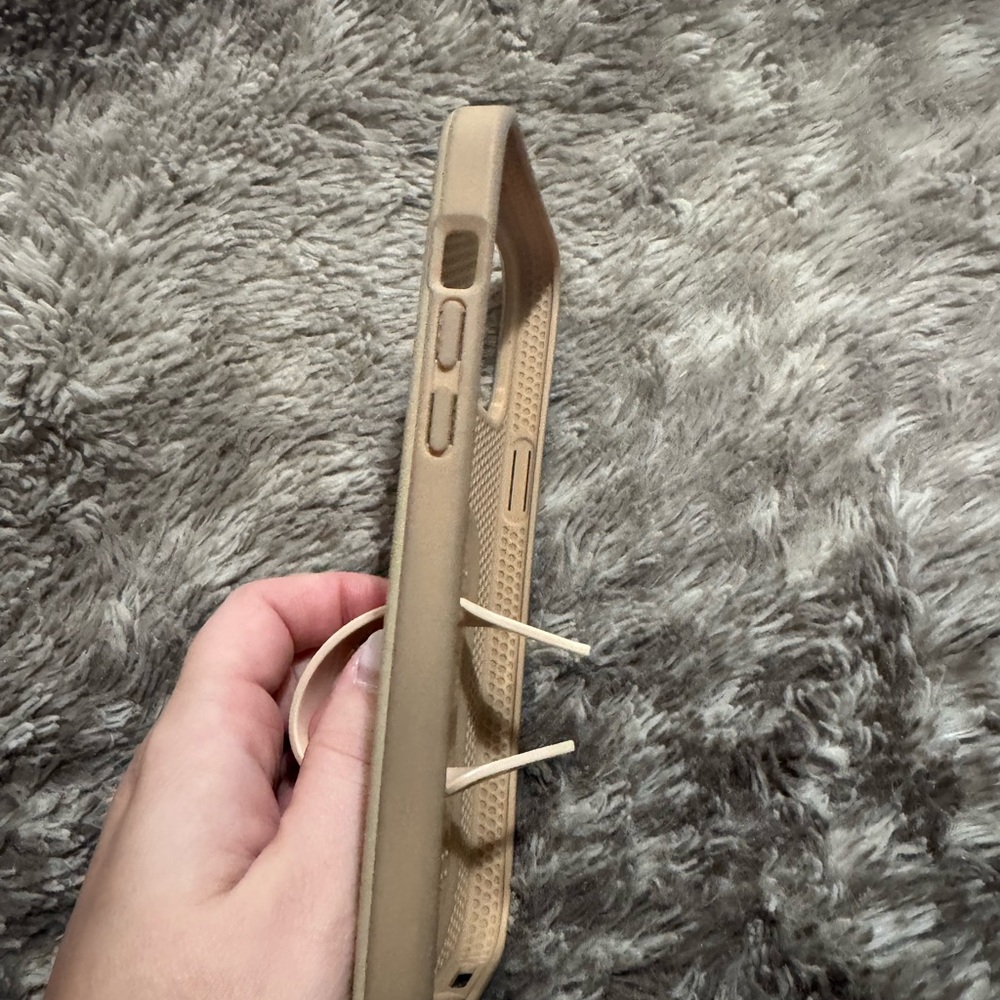 Loopy Case light tan Phone Cover with Loop - Picture 2 of 4